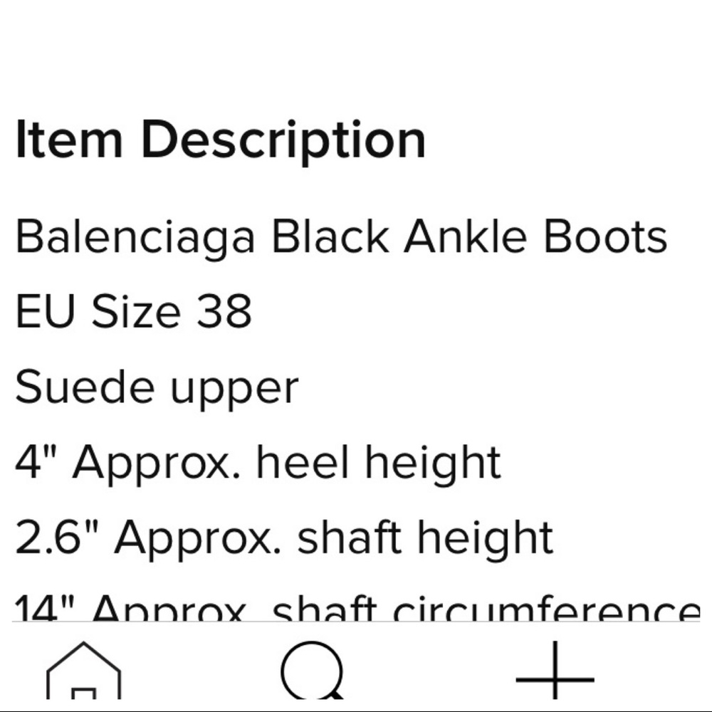 BALENCIAGA ANKLE BOOTS BLACK - Picture 5 of 5